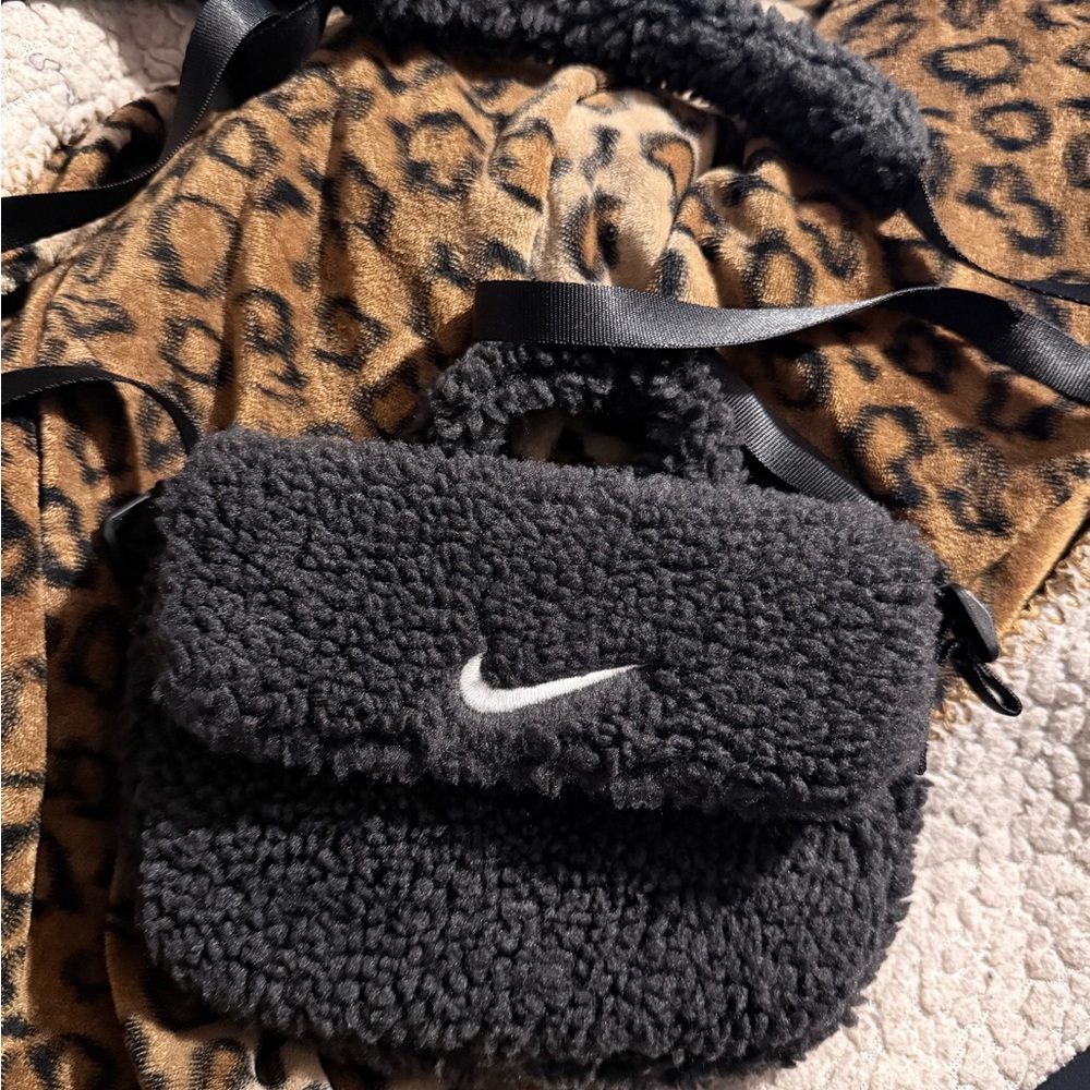 Nike Black Fleece Crossbody Bag